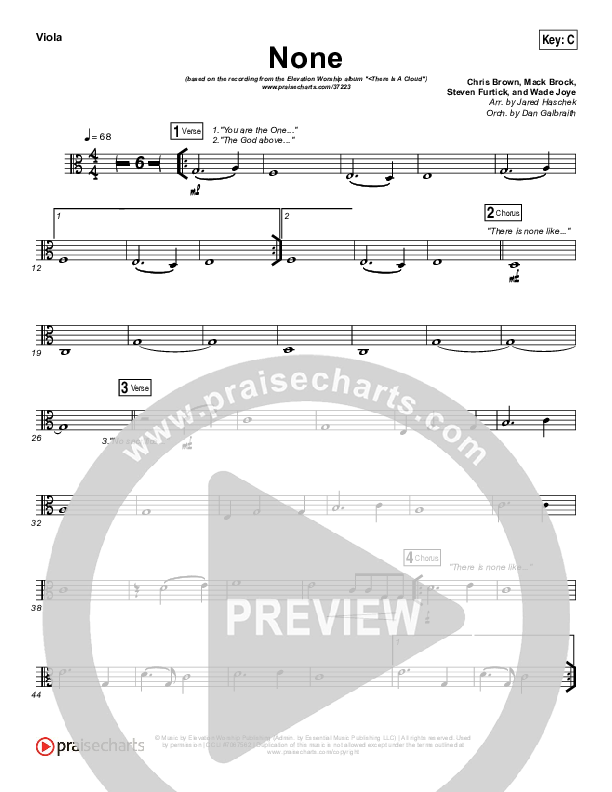 None Viola (Elevation Worship)