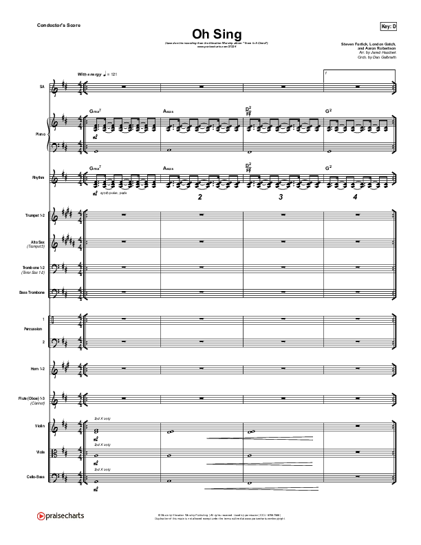 Oh Sing Orchestration (Elevation Worship)