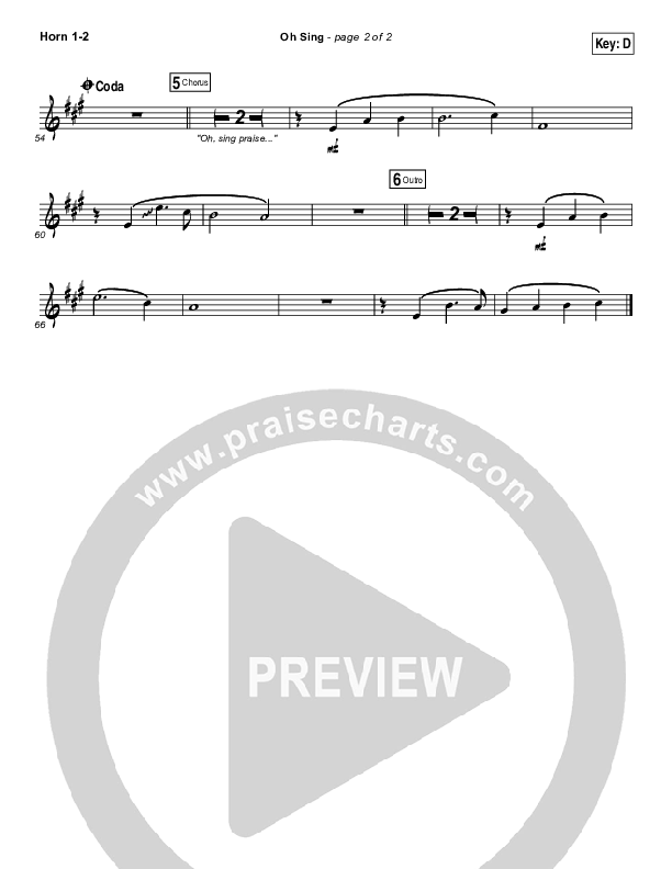 Oh Sing Brass Pack (Elevation Worship)