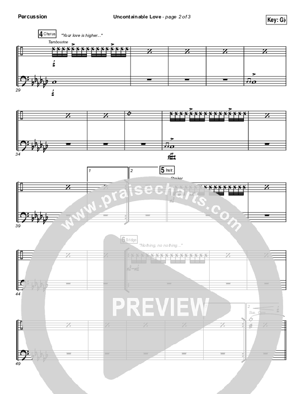 Uncontainable Love Percussion (Elevation Worship)