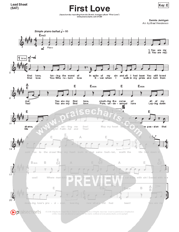 First Love Lead (SAT) (Dennis Jernigan)