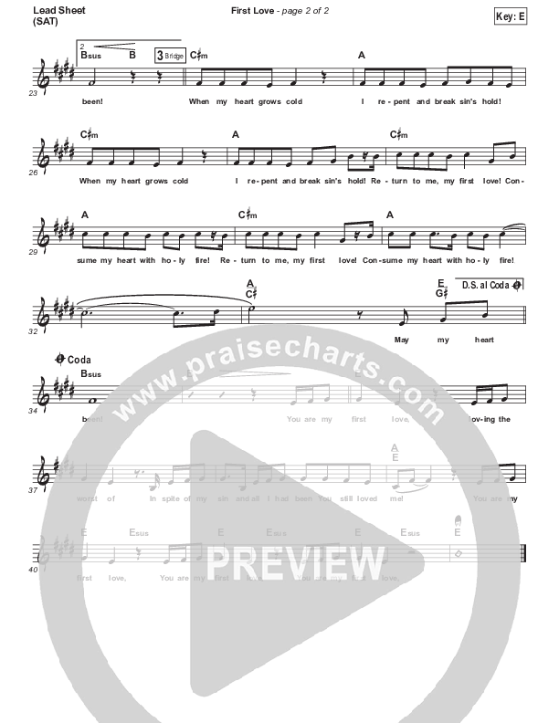 First Love Lead (SAT) (Dennis Jernigan)