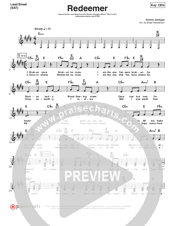 Redeemer Lead (SAT) (Dennis Jernigan)