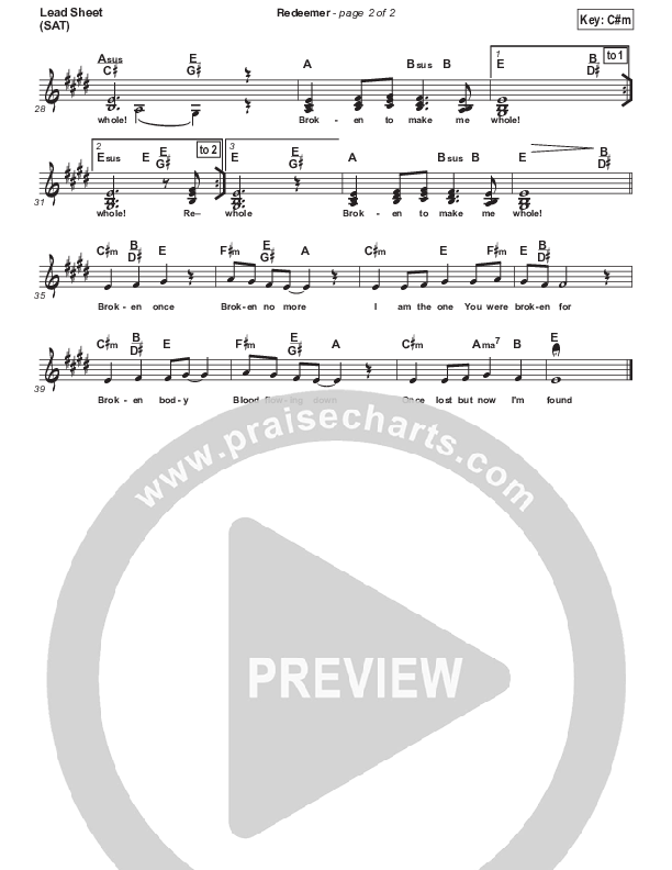 Redeemer Lead (SAT) (Dennis Jernigan)