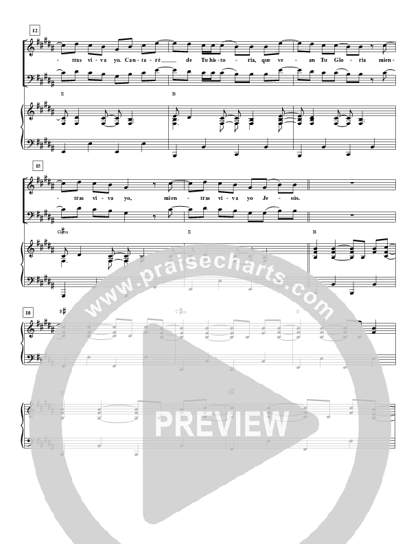 Mientras Viva (Everyday I Live) Lead & Piano (Gateway Worship Español)