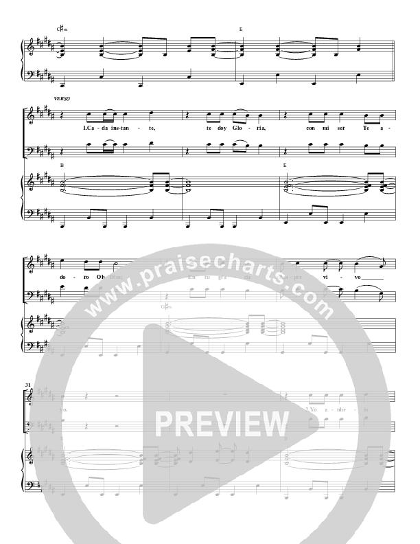 Mientras Viva (Everyday I Live) Lead & Piano (Gateway Worship Español)