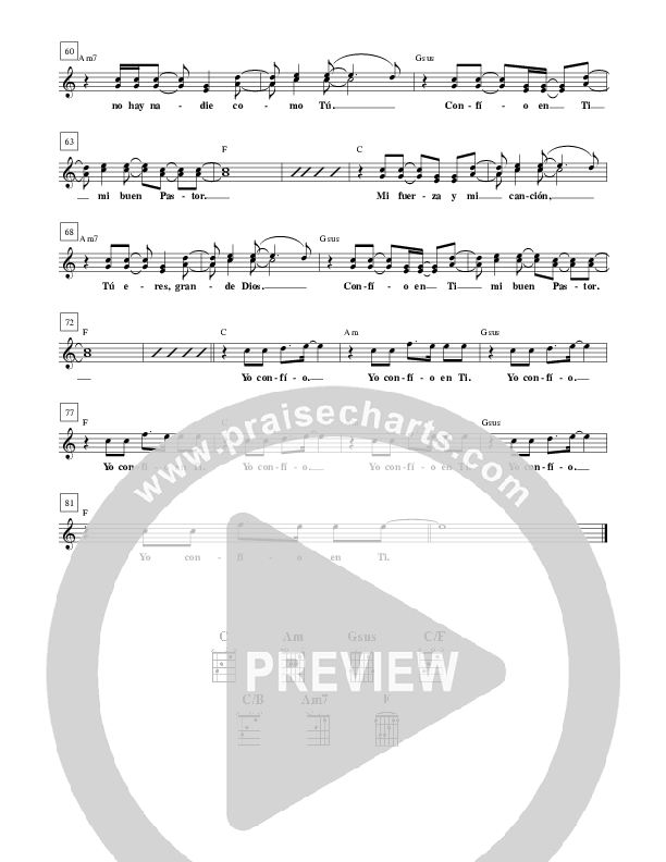 Escudo Y Procteccion (Sun And Shield) Lead Sheet (Gateway Worship Español)
