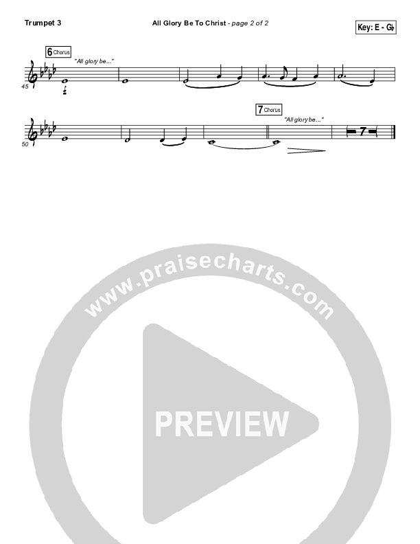 All Glory Be To Christ Trumpet 3 (Kings Kaleidoscope)