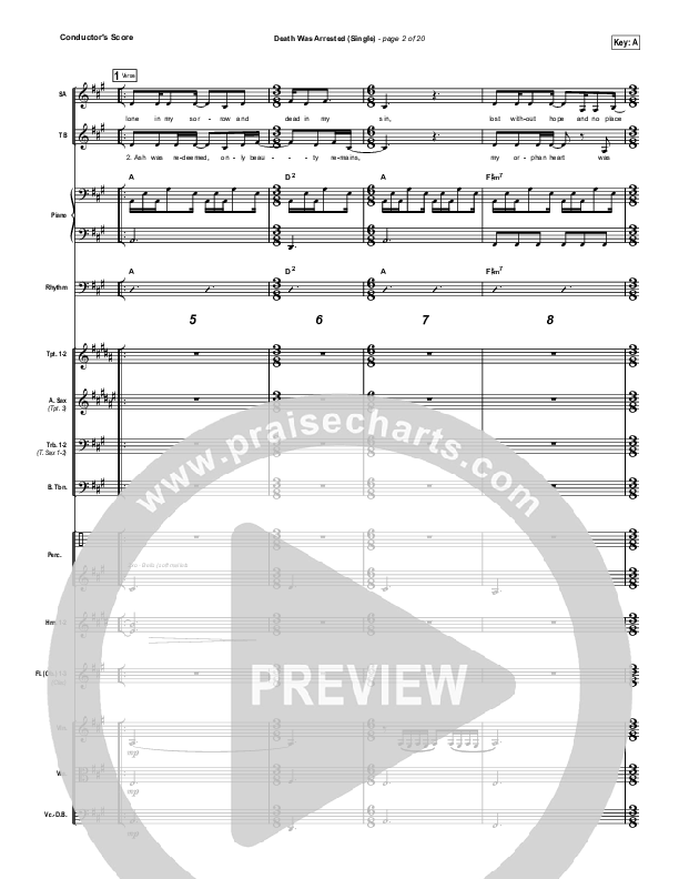 Death Was Arrested Orchestration (North Point Worship / Seth Condrey)