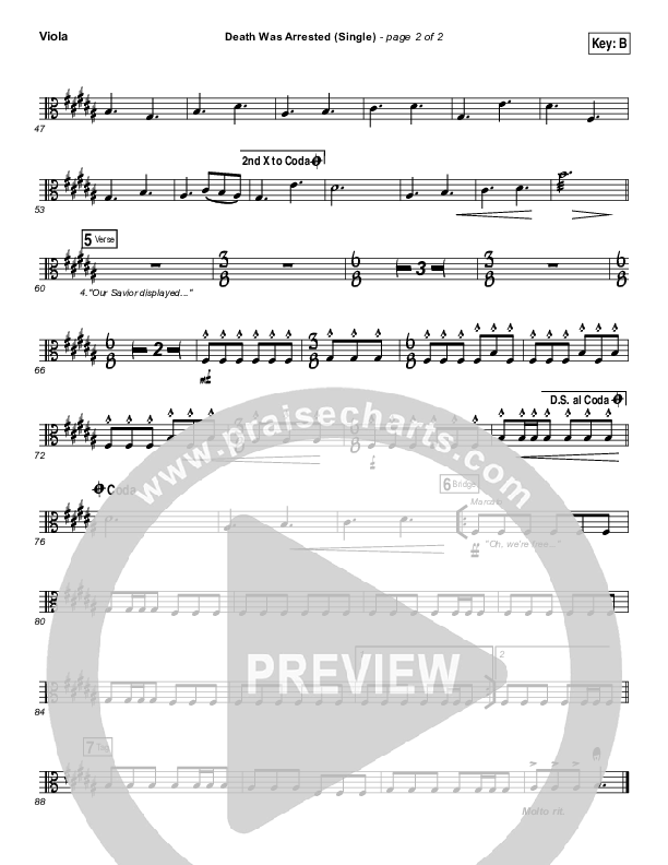 Death Was Arrested Viola (North Point Worship / Seth Condrey)