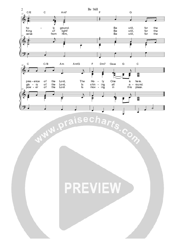 Be Still Piano/Vocal (SAT) (Dennis Prince / Nolene Prince)