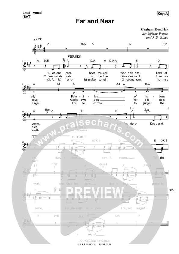 Say It Loud Lead Sheet (SAT) (Dennis Prince / Nolene Prince)