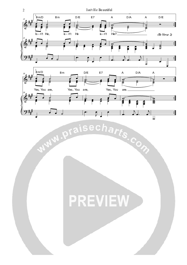 Isn't He Piano/Vocal (SAT) (Dennis Prince / Nolene Prince)