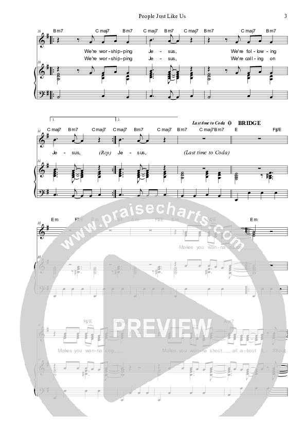 People Just Like Us Piano/Vocal (SAT) (Dennis Prince / Nolene Prince)