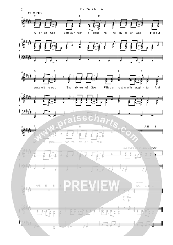 The River Is Here Piano/Vocal & Lead (Dennis Prince / Nolene Prince)