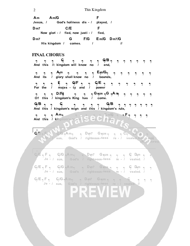 This Kingdom Chord Chart (Dennis Prince / Nolene Prince)
