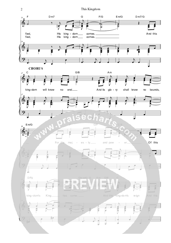 This Kingdom Piano/Vocal (SAT) (Dennis Prince / Nolene Prince)