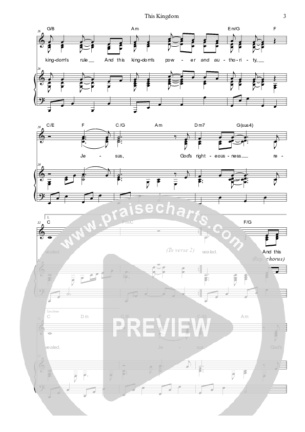 This Kingdom Piano/Vocal (SAT) (Dennis Prince / Nolene Prince)