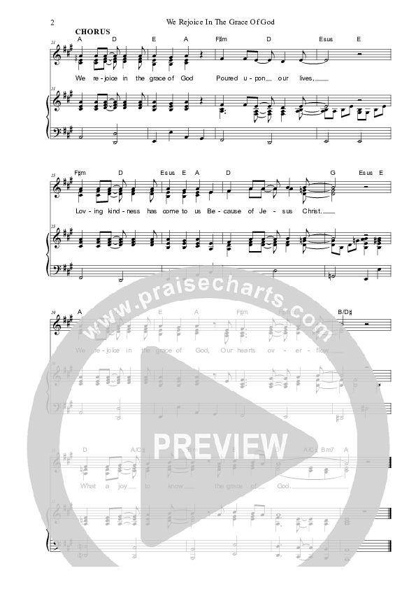 We Rejoice In The Grace Of God Piano/Vocal (SAT) (Dennis Prince / Nolene Prince)