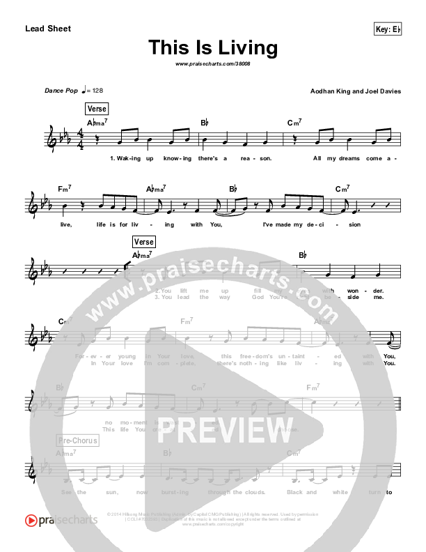 This Is Living  (Simplified) Lead Sheet ()