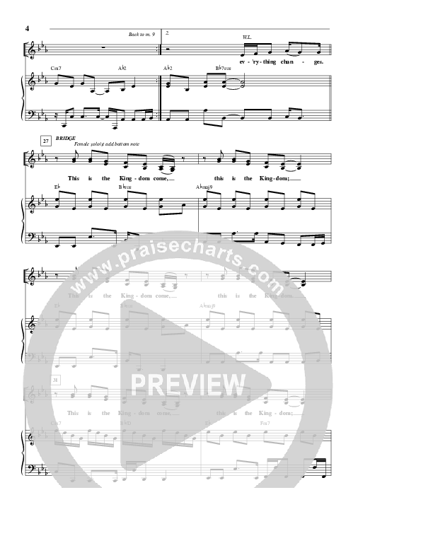 Everything Changes Lead & Piano (Kathryn Scott)