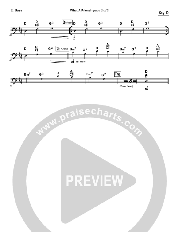 What A Friend Bass Guitar (Kathryn Scott)