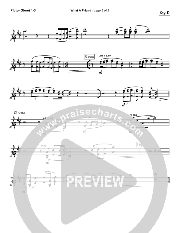 What A Friend Flute/Oboe 1/2/3 (Kathryn Scott)