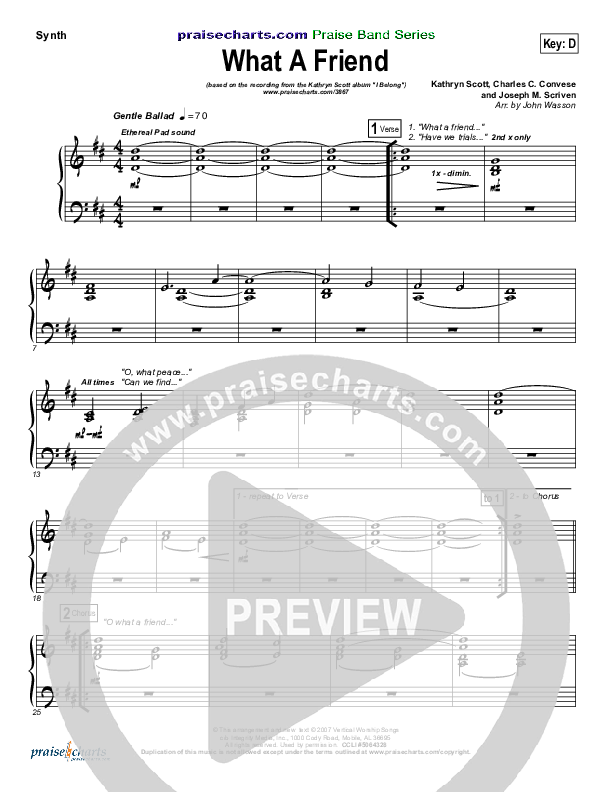 What A Friend Synth Strings (Kathryn Scott)