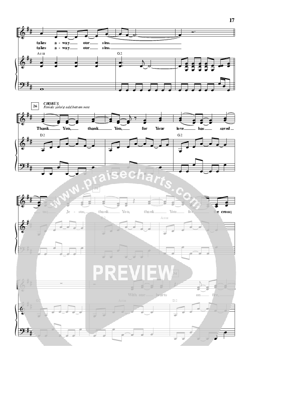 Thank You For The Cross Lead & Piano (Kathryn Scott)