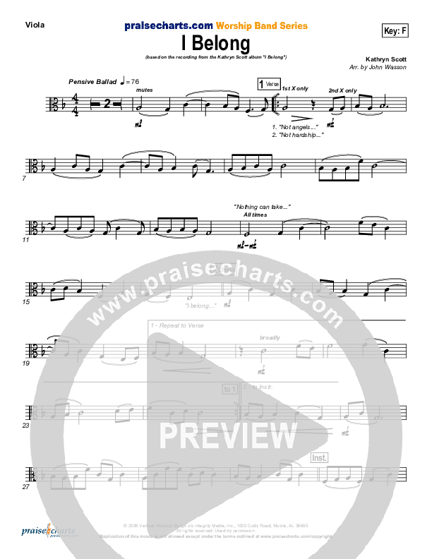 I Belong Viola (Kathryn Scott)