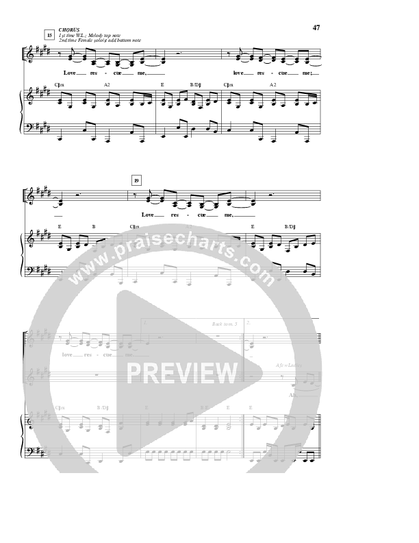 Love Rescue Me Lead & Piano (Kathryn Scott)