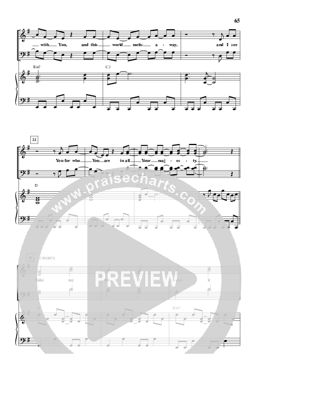 I Want To Be With You Lead & Piano (Lakeview Church)