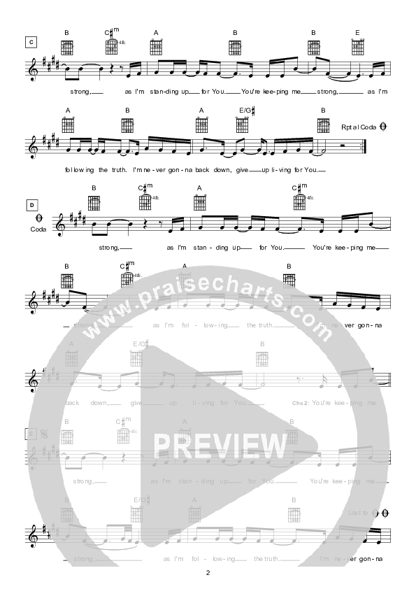 You're The Answer Lead Sheet (Hillsong Kids)