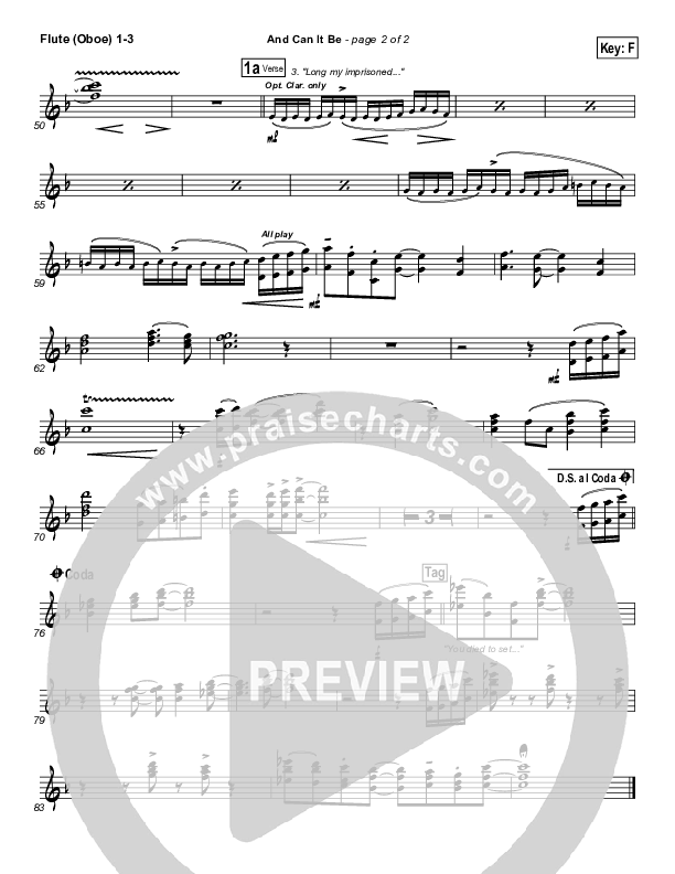 And Can It Be Wind Pack (PraiseCharts Band / Arr. Daniel Galbraith)