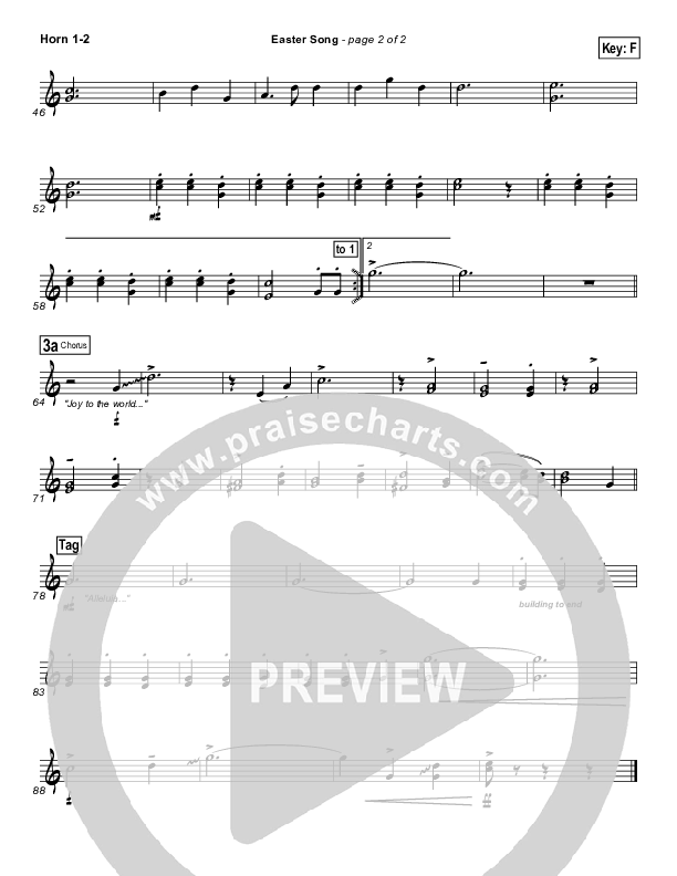 Easter Song Brass Pack (2nd Chapter Of Acts)