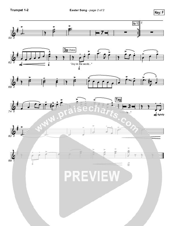 Easter Song Trumpet 1,2 (2nd Chapter Of Acts)