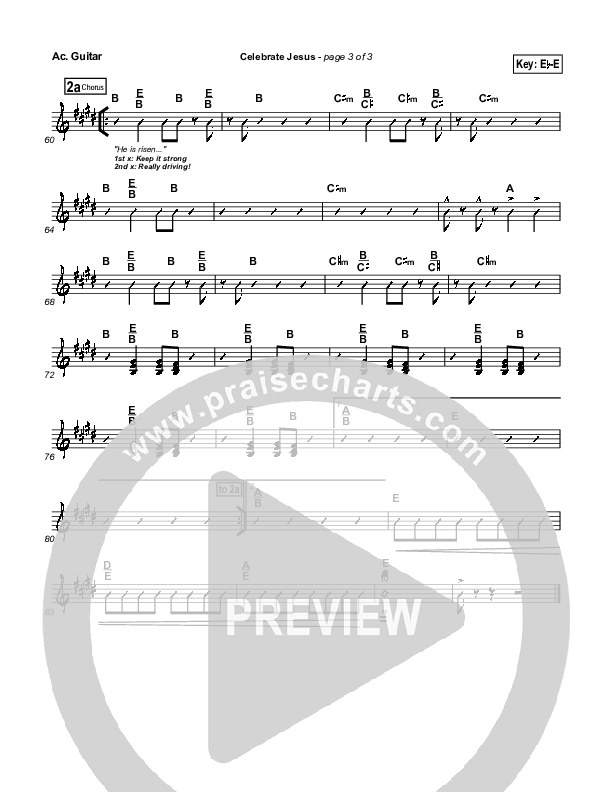 Celebrate Jesus Acoustic Guitar (Gary Oliver)