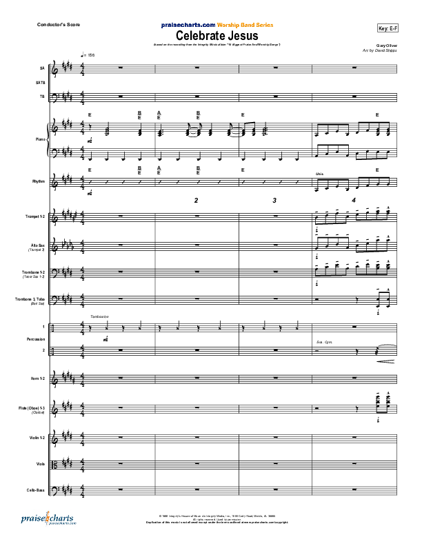 Celebrate Jesus Conductor's Score (Gary Oliver)