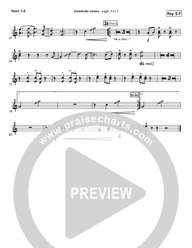 Celebrate Jesus French Horn 1/2 (Gary Oliver)