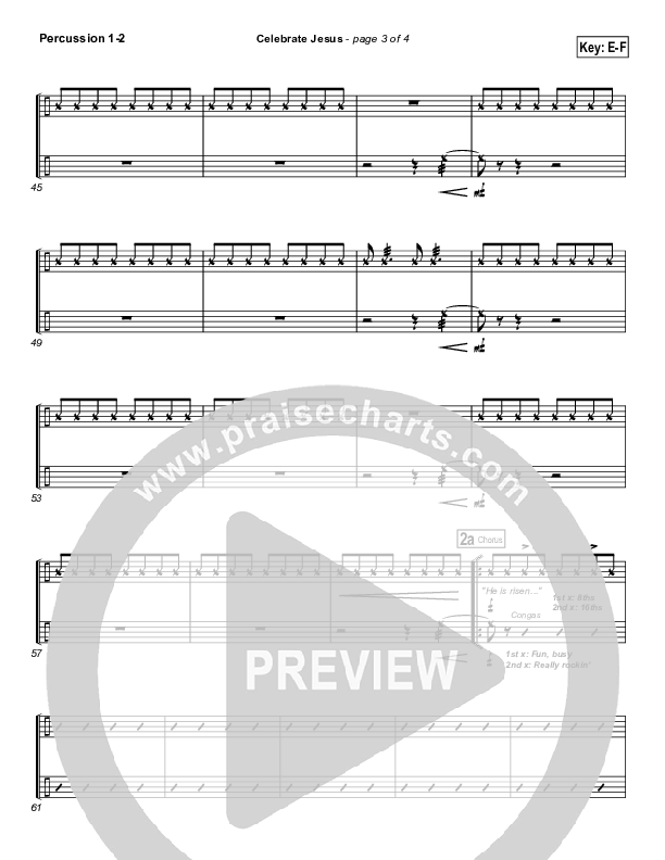 Celebrate Jesus Percussion (Gary Oliver)