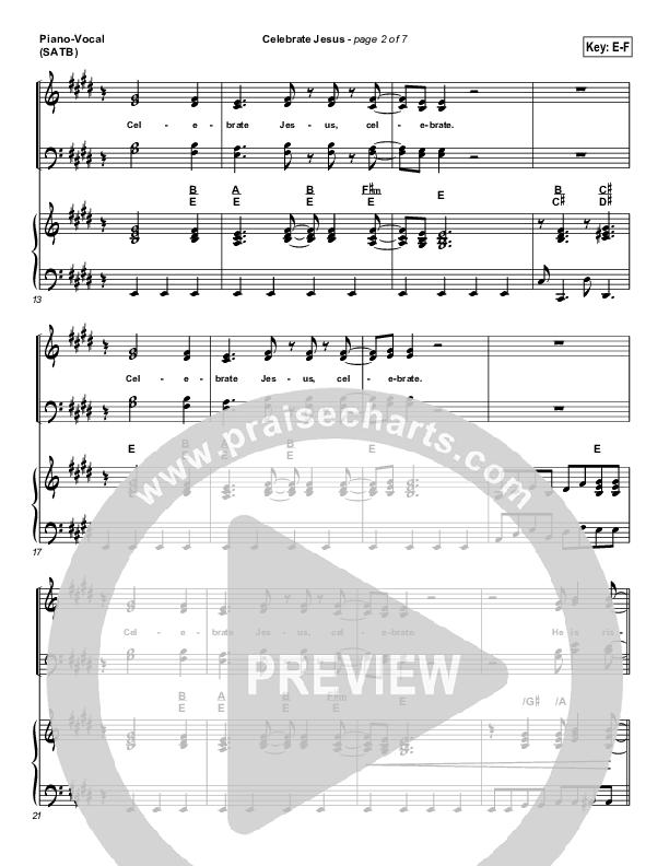 Celebrate Jesus Piano/Vocal (Gary Oliver)