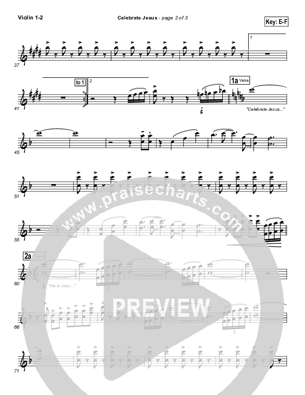 Celebrate Jesus Violin 1/2 (Gary Oliver)