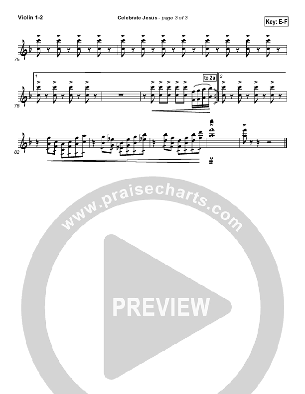 Celebrate Jesus Violin 1/2 (Gary Oliver)