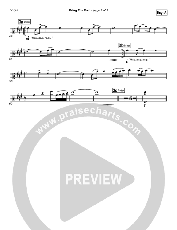 Bring The Rain Viola (MercyMe)