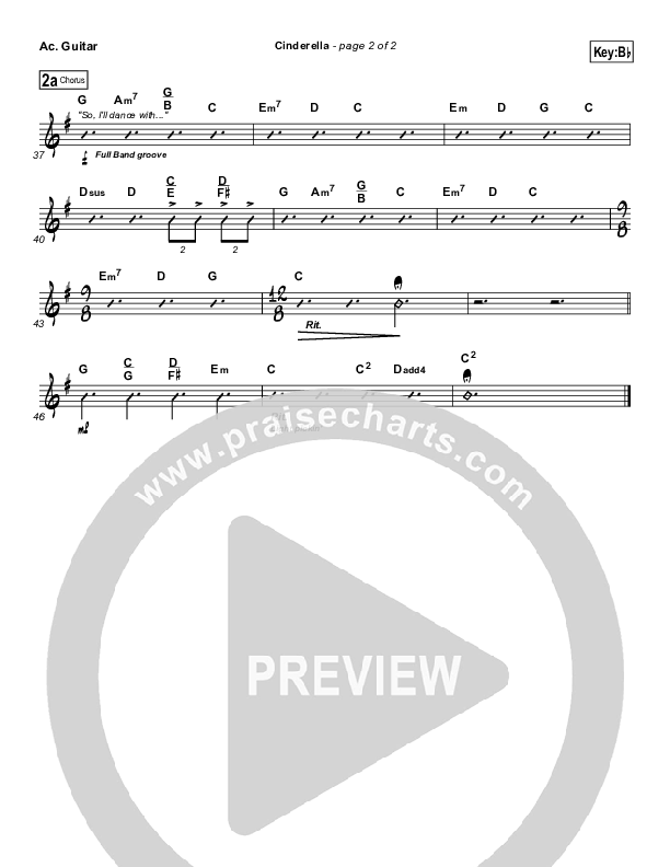 Cinderella Acoustic Guitar (Steven Curtis Chapman)