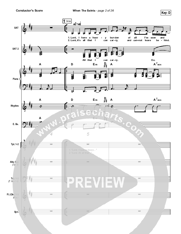 When The Saints Praise Band (Sara Groves)