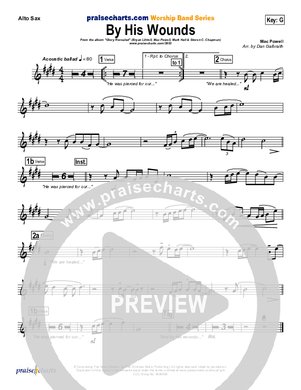 By His Wounds Wind Pack (Brian Littrell)