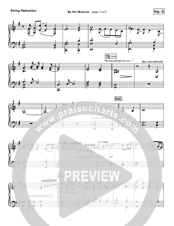 By His Wounds String Pack (Brian Littrell)