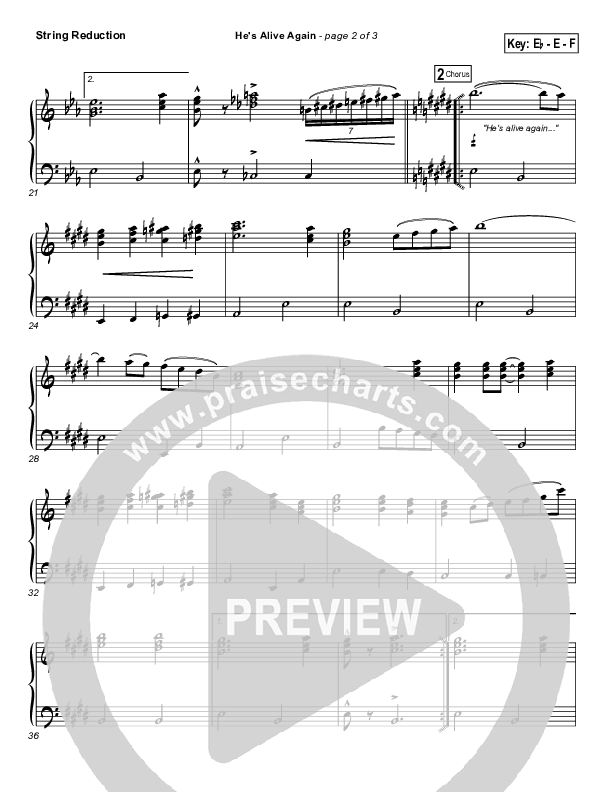 He's Alive Again Synth Strings (Shawn Craig / Passion)