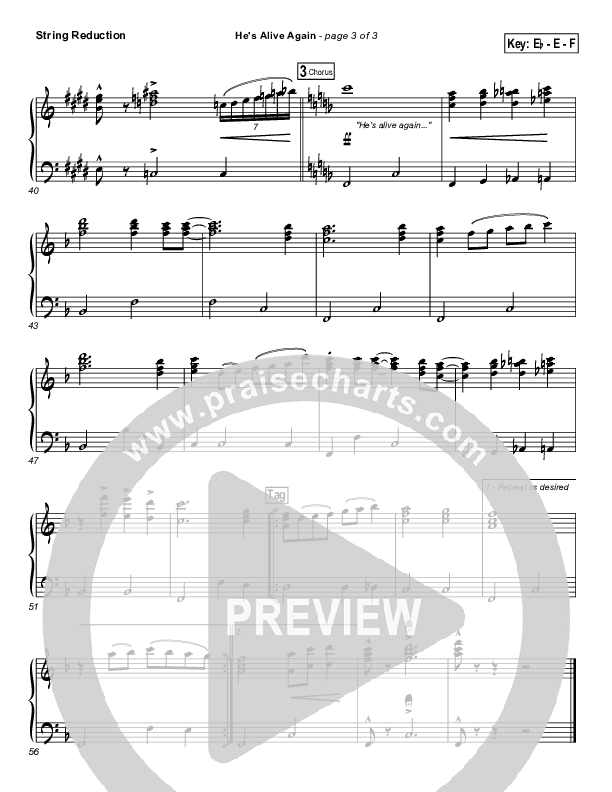 He's Alive Again Synth Strings (Shawn Craig / Passion)